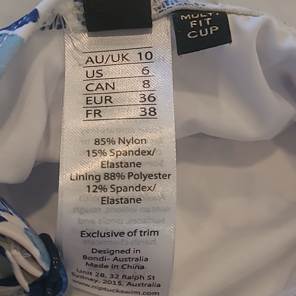 NIP TUCK One Piece Swimsuit Size 6. Like New!! - Picture 5 of 5